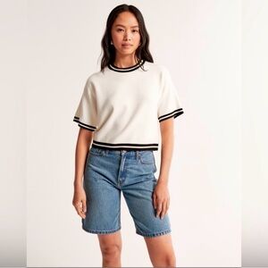 Abercrombie & Fitch Women’s LuxeLoft Sweater Tee - Size Large